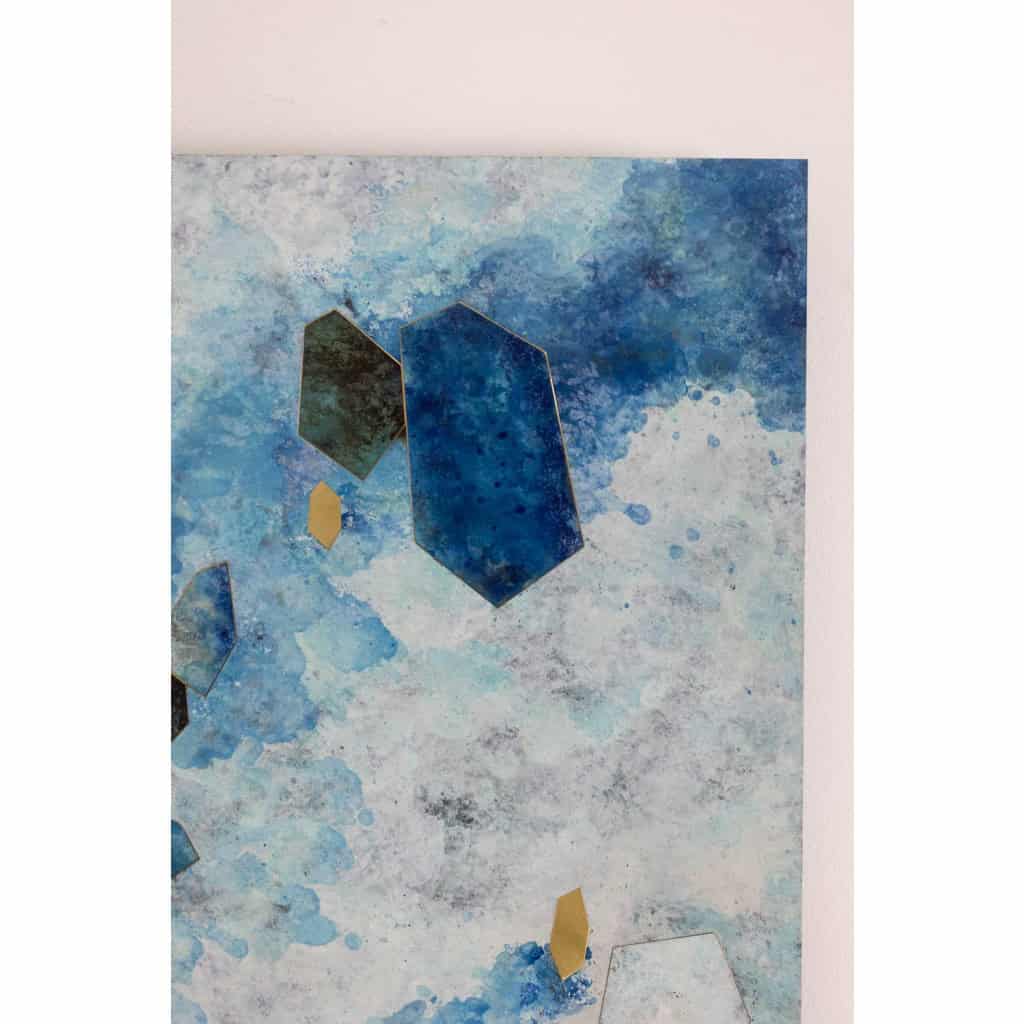 Panneau décoratif intitulé « Fragmentations – VII ». Travail d’artisan d’art. LS63772109/2 5