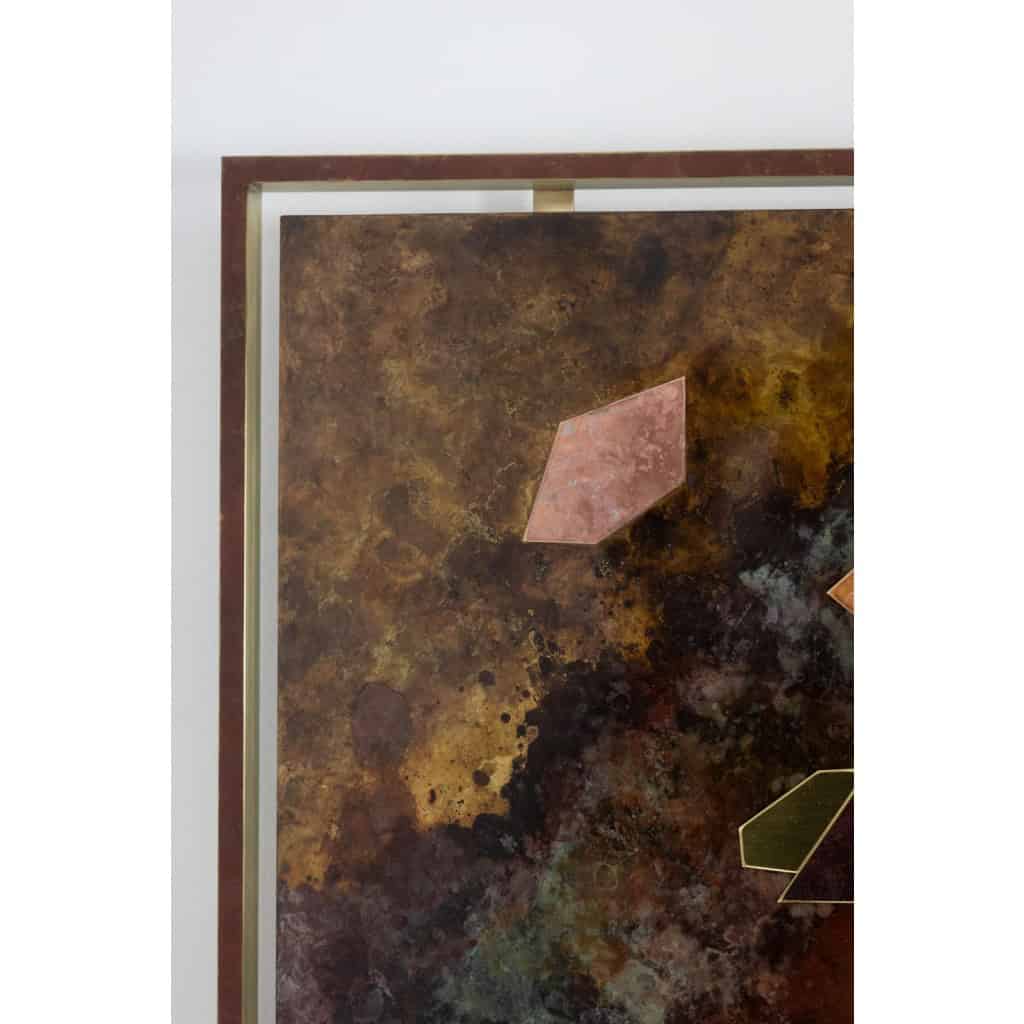 Panneau décoratif intitulé « Fragmentations – IX ». Travail d’artisan d’art. LS63782900/2 5