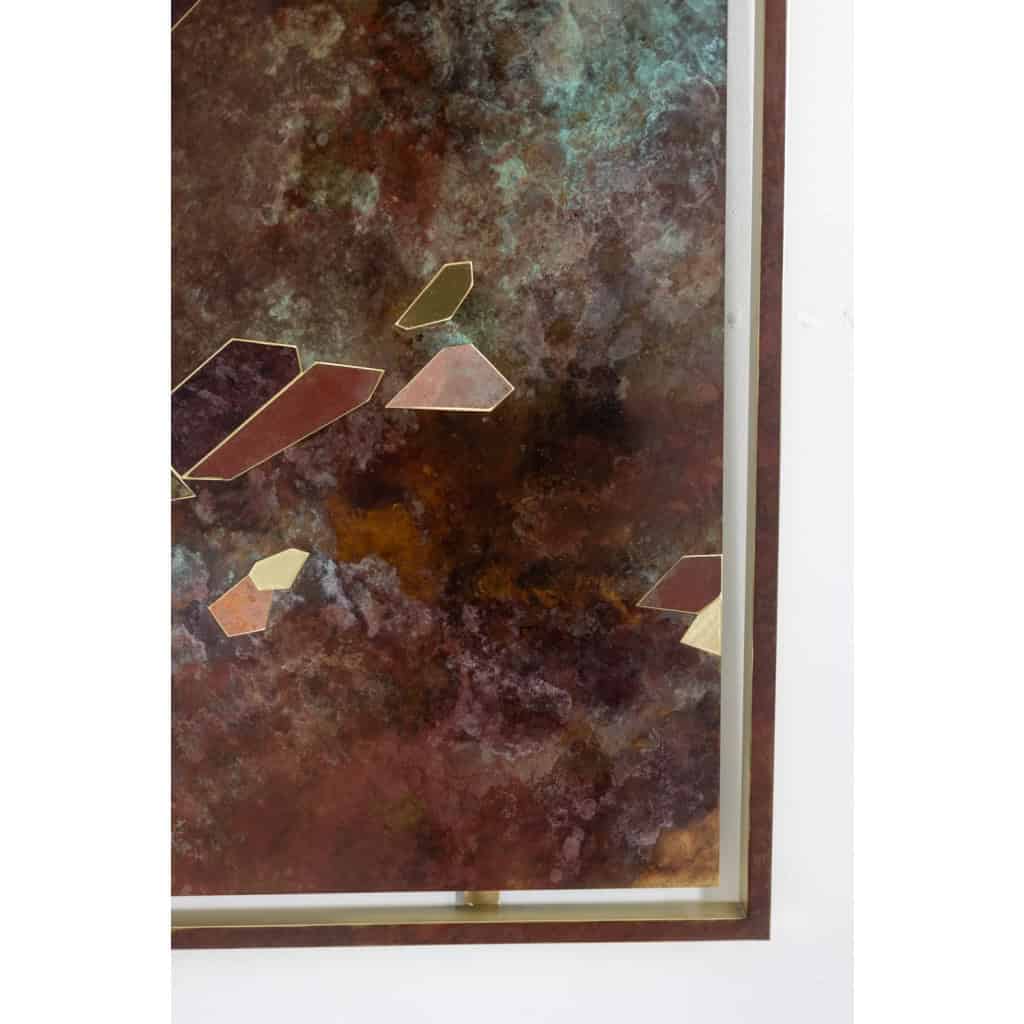 Panneau décoratif intitulé « Fragmentations – IX ». Travail d’artisan d’art. LS63782900/2 7