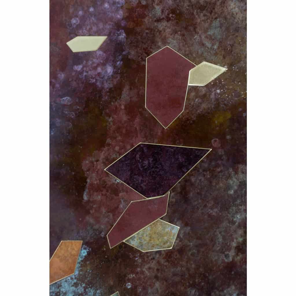 Panneau décoratif intitulé « Fragmentations – IX ». Travail d’artisan d’art. LS63782900/2 10