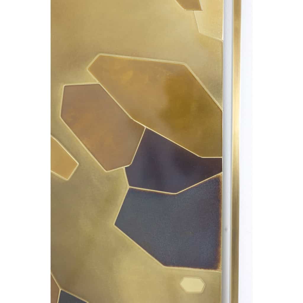 Panneau décoratif intitulé « Fragmentations – X ». Travail d’artisan d’art. LS63782900A/2 8