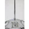 Oscar Torlasco. Lustre « satellite » en métal chromé. Années 1970. LS6354918G 22