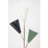 Stilnovo. 3-light lamp in sheet metal and brass. 1960s. LS6318459M 13
