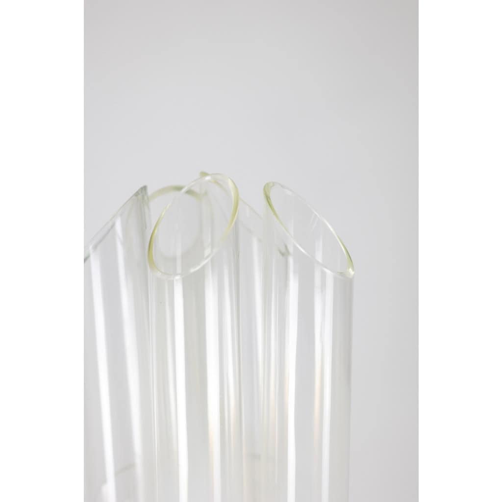 Lampe de pied ou lampadaire « Orgue » en verre opalescent. Circa 1970.LS6363889F 13
