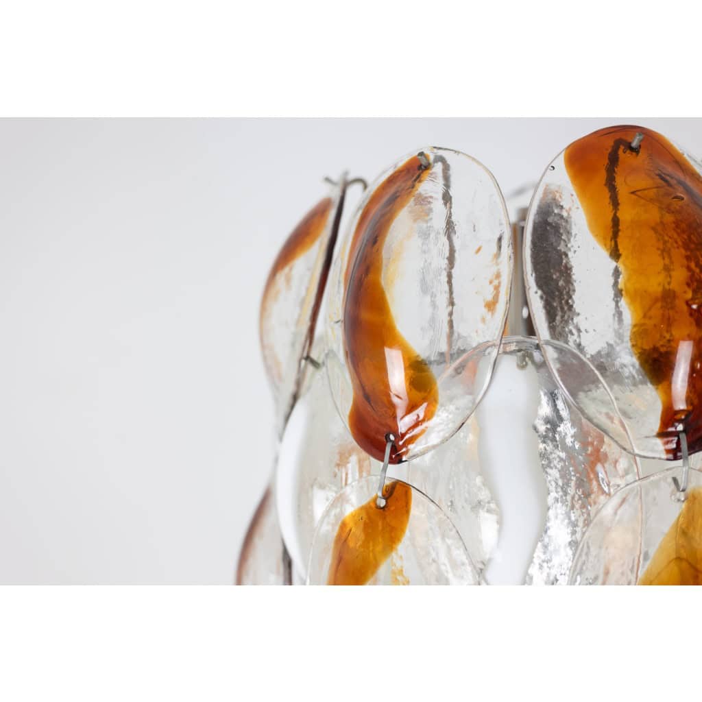 Mazzega. Paire de lampes de pied, ou lampadaires. Années 1970. LS637212009/2G 6