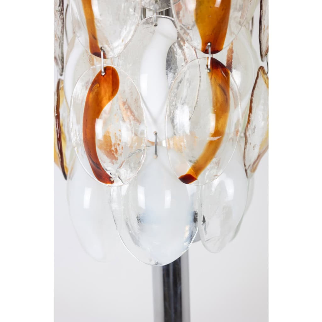 Mazzega. Paire de lampes de pied, ou lampadaires. Années 1970. LS637212009/2G 8