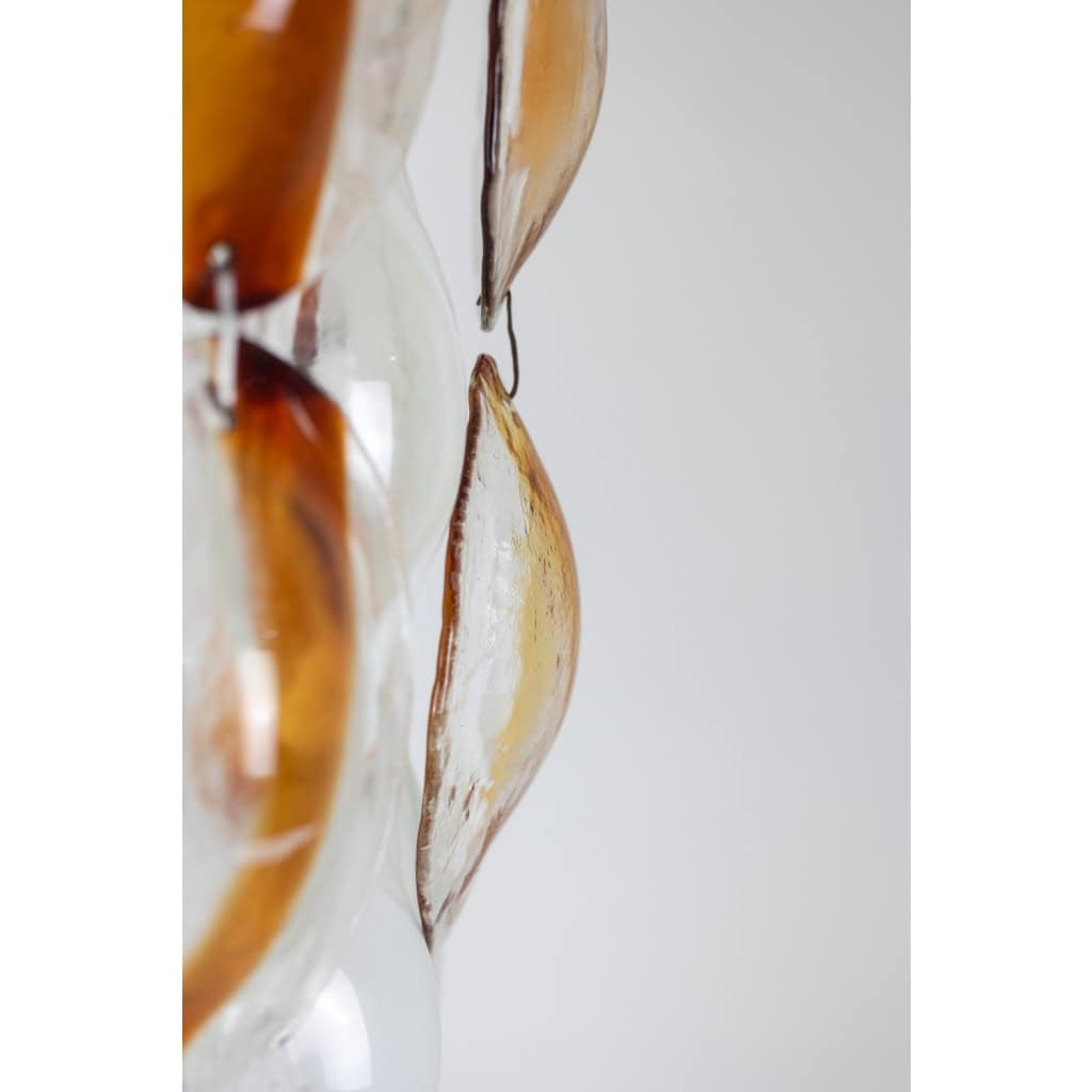 Mazzega. Paire de lampes de pied, ou lampadaires. Années 1970. LS637212009/2G 11