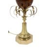 Maison Charles. Lampe « Oeuf » en résine fractale et bronze. Circa 1970. LS6366908Y 15