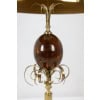 Maison Charles. Lampe « Oeuf » en résine fractale et bronze. Circa 1970. LS6366908Y 17