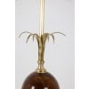 Maison Charles. Lampe « Oeuf » en résine fractale et bronze. Circa 1970. LS6366908Y 21