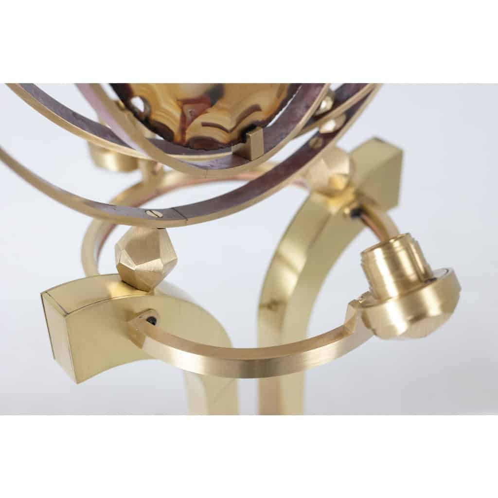Armillary lamp model "Delamarche". Work of art craftsmanship. LS63813309M 8