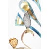 Lampe-sculpture avec des agates. Travail d’artisan d’art. LS63804009M 25