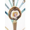 Lampe-sculpture avec des agates. Travail d’artisan d’art. LS63804009M 26