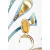Lampe-sculpture avec des agates. Travail d’artisan d’art. LS63804009M 29