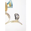 Lampe-sculpture avec des agates. Travail d’artisan d’art. LS63804009M 30