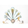 Lampe-sculpture avec des agates. Travail d’artisan d’art. LS63804009M 33