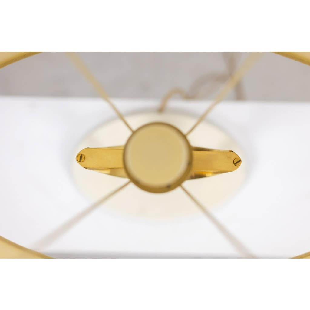 Lampe en bronze doré de forme H. 20e siècle.LS4028657U 4