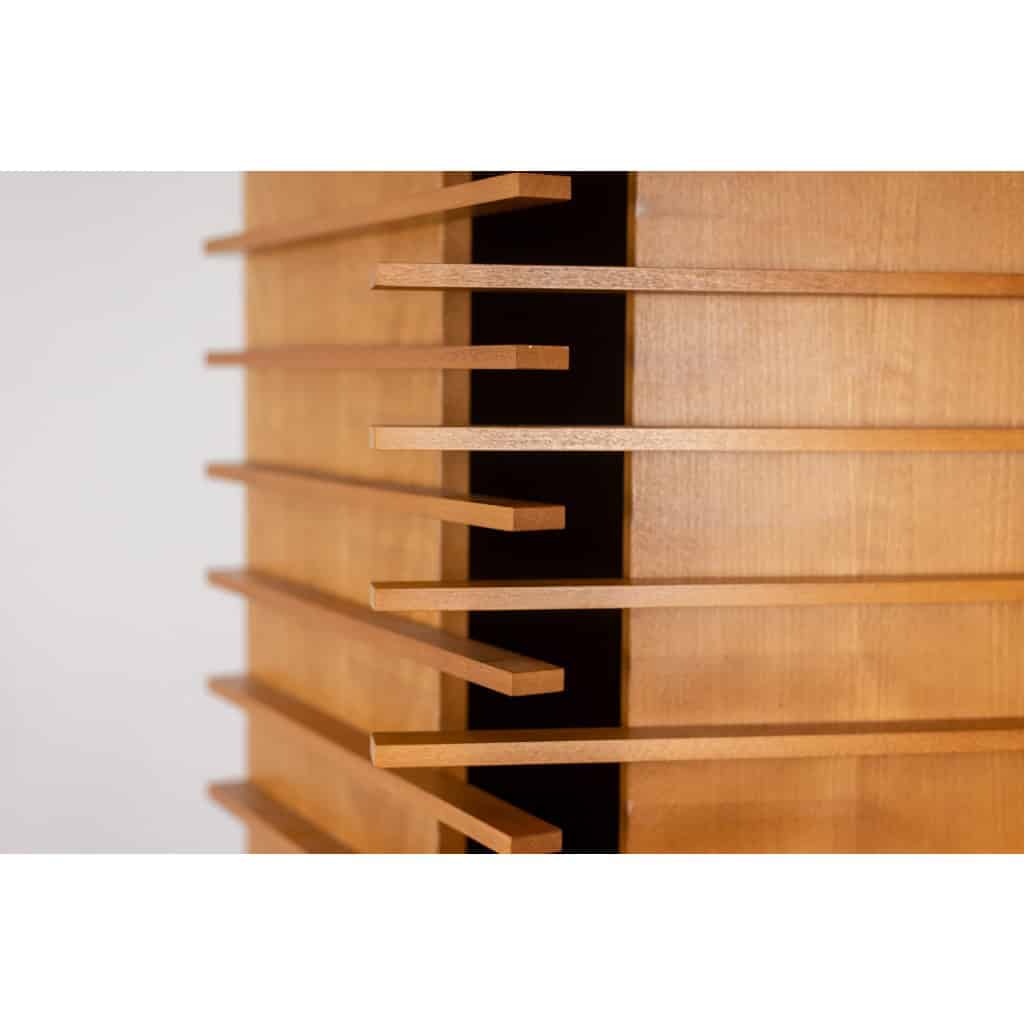 Éric Miomandre. Armoire en hêtre blond. 20e siècle. LS51791009P 16