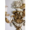 Paire d’appliques de style Louis XVI en bois doré et laqué. Circa 1900.LS5266457U 38