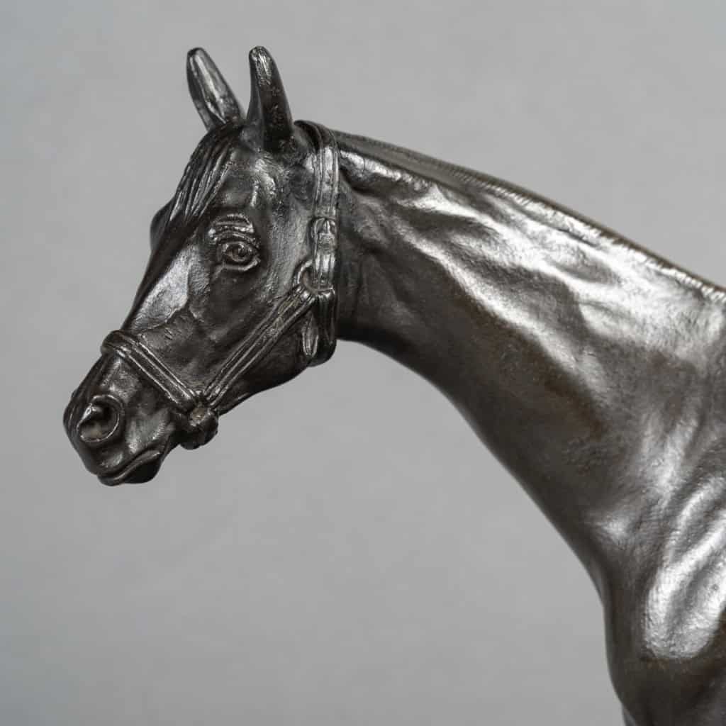Sculpture – Jument « Mondaine » , Pierre Lenordez (1815 – 1892) – Bronze 4