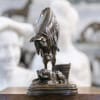 Sculpture – Cheval Et Chien À L’Écurie , Henri – Alfred Jacquemart (1824-1896) – Bronze 19