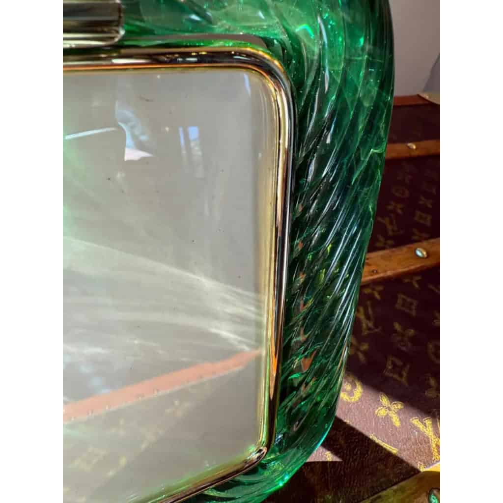 Cadre photo en verre de Murano Vert émeraude 11
