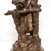 Sculpture – Jeune Fille à La Gerbe De Blé , Mathurin Moreau (1822-1912) – Bronze 23