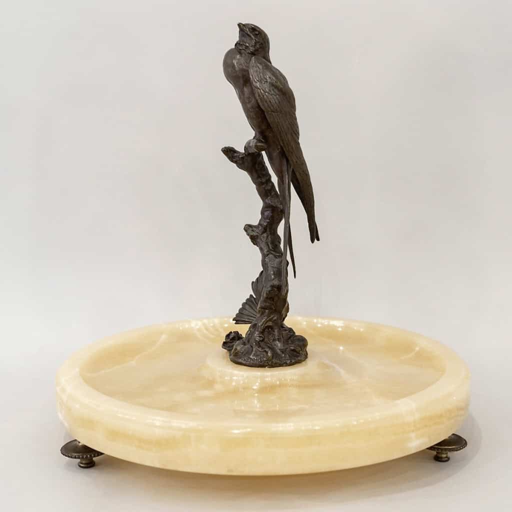 Hirondelle Sur Une Branche , Paul Comoléra (1818-1897) 3