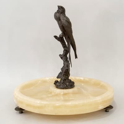 Hirondelle Sur Une Branche , Paul Comoléra (1818-1897)