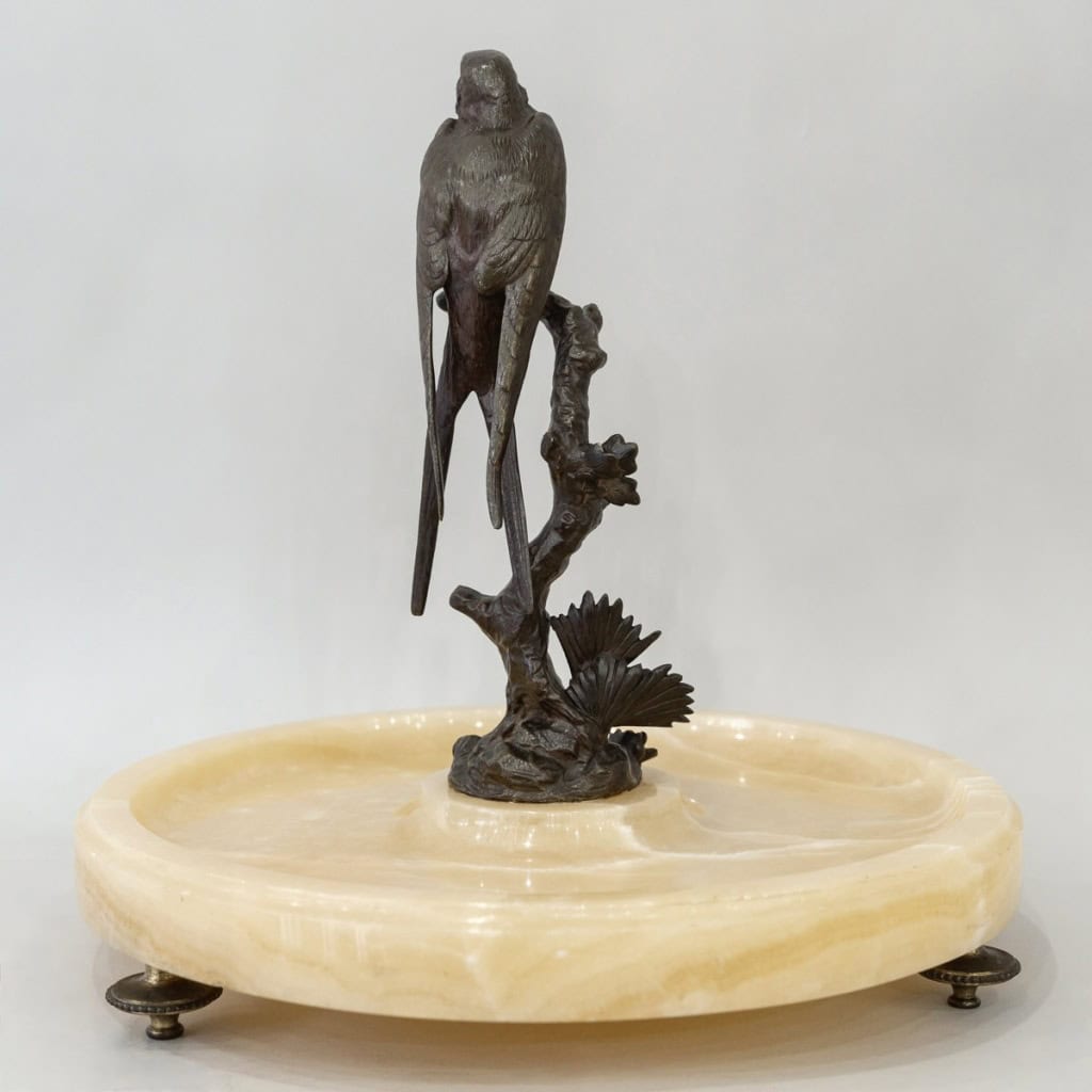 Hirondelle Sur Une Branche , Paul Comoléra (1818-1897) 9