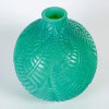 1926 René Lalique – Vase Espalion Verre Vert Jade 10