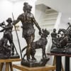 Sculpture – Le Chasseur Gaulois , Marcel Debut (1865-1933) – Bronze 23