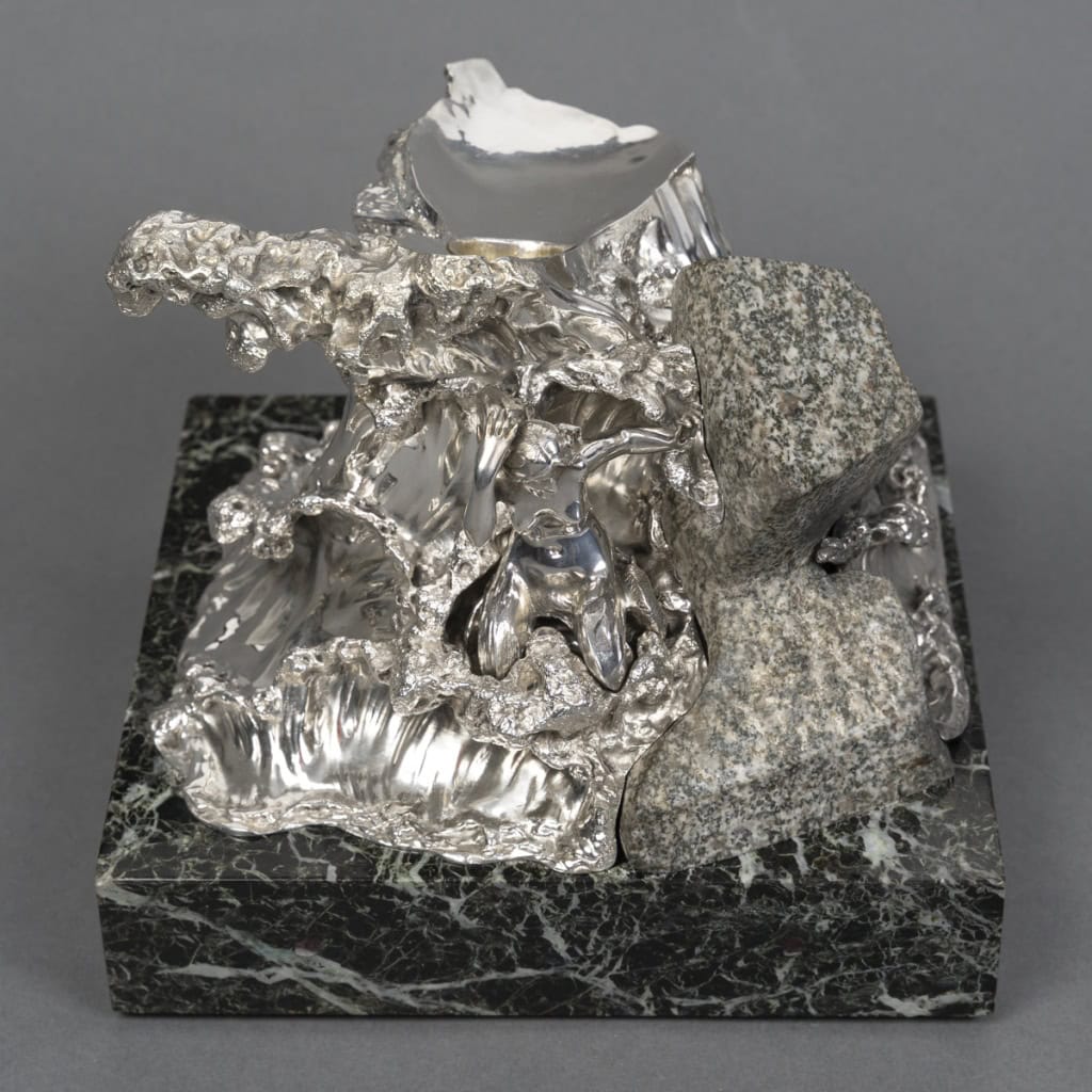 Centre de table en Argent “La Vague” par AUGER successeur de FROMENT MEURICE XXe 4