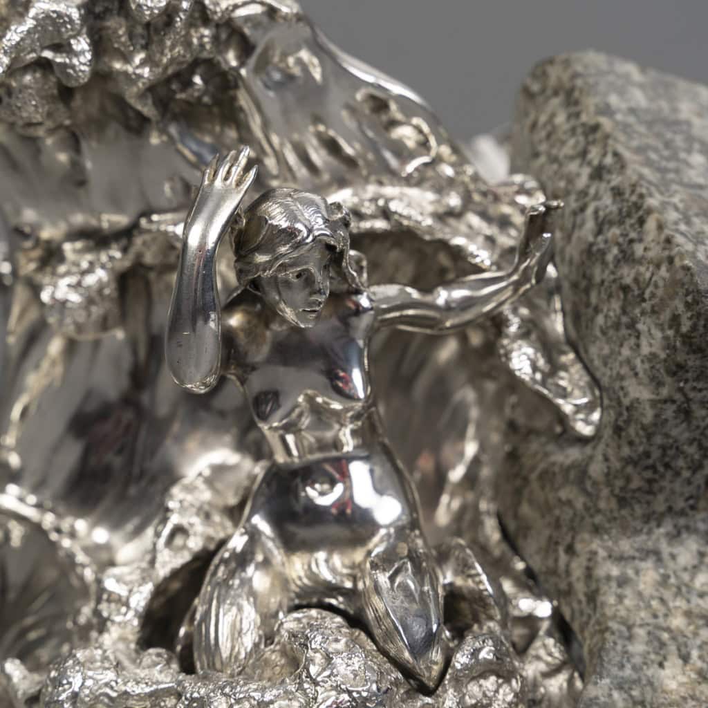 Centre de table en Argent “La Vague” par AUGER successeur de FROMENT MEURICE XXe 6