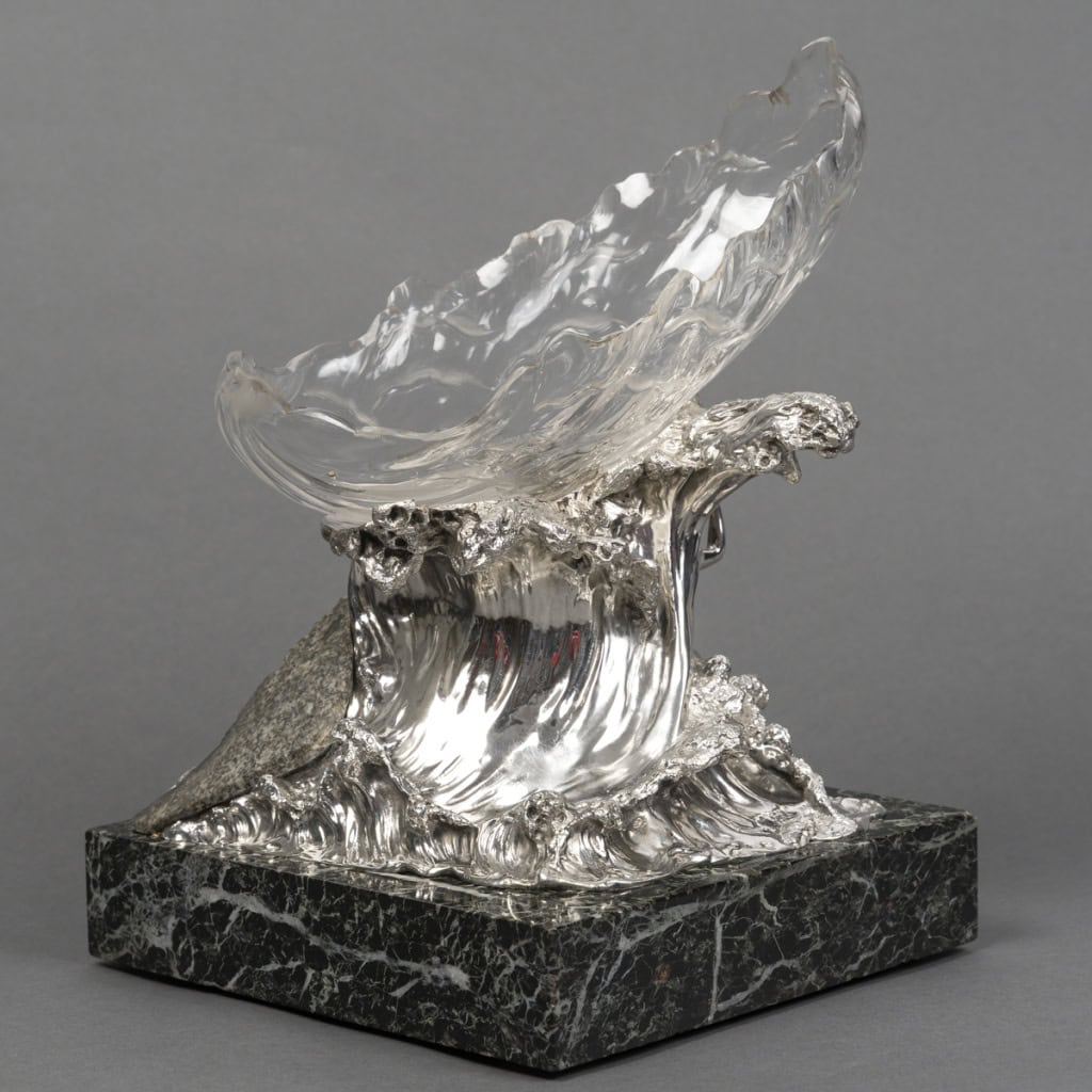 Centre de table en Argent “La Vague” par AUGER successeur de FROMENT MEURICE XXe 31