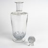 1931 René Lalique – Carafe Pouilly Poissons Verre Blanc Patiné Bleu 13