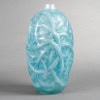 1921 René Lalique – Vase Ronces Verre Opalescent Patiné Bleu 9