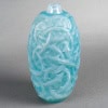 1921 René Lalique – Vase Ronces Verre Opalescent Patiné Bleu 10