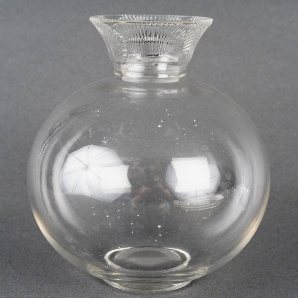 1922 René Lalique – Service Coquelicot Verre Blanc – 6 Verres, 1 Carafe, 1 Plateau 7