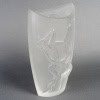 Lalique France – Vase « Cordes » Cristal Blanc 12