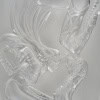Lalique France – Vase « Cordes » Cristal Blanc 15