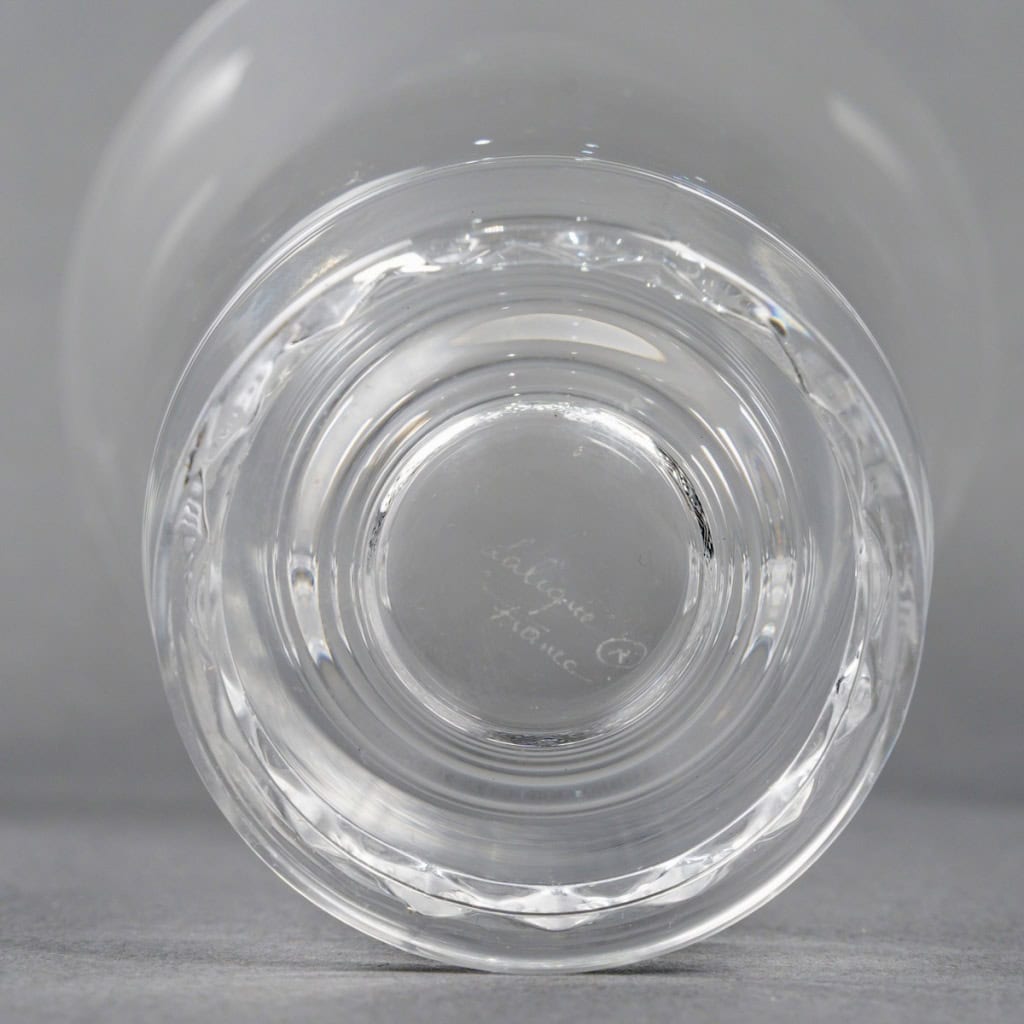 1942 René Lalique – 6 Gobelets Verres Reims Cristal 7