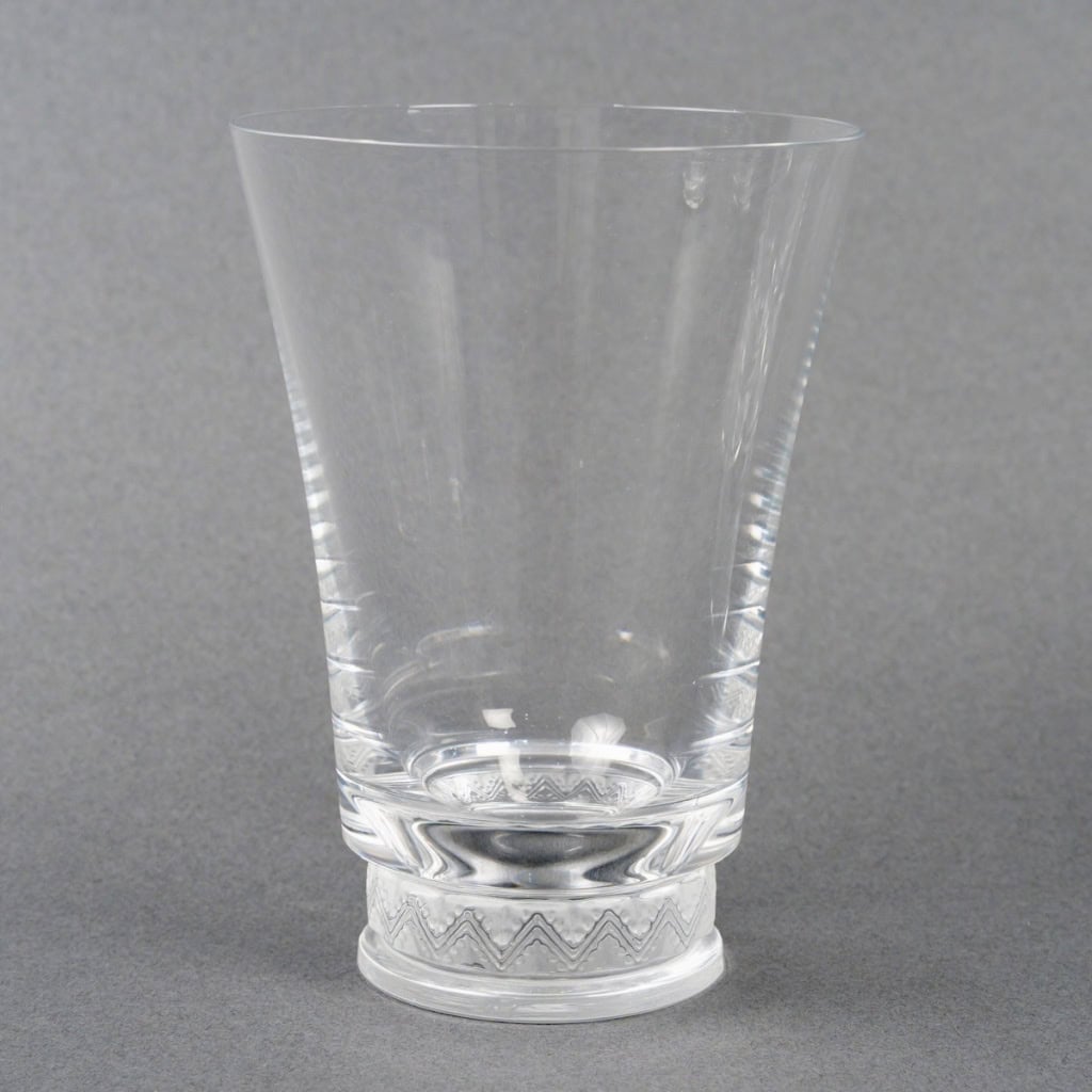1942 René Lalique – 6 Gobelets Verres Reims Cristal 5