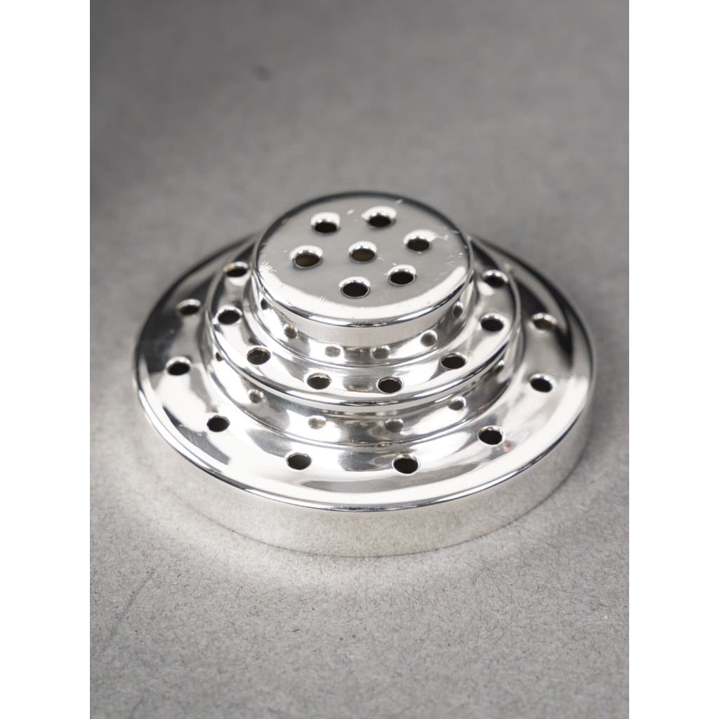 OLIER & CARON Saupoudreuse argent massif époque ART DECO 1930 11