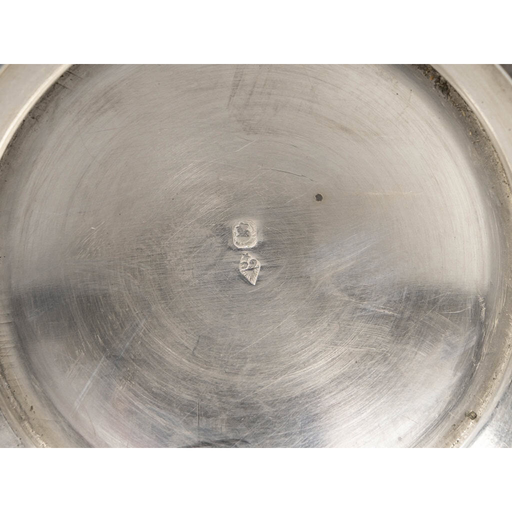 OLIER & CARON Saupoudreuse argent massif époque ART DECO 1930 16
