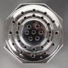 OLIER & CARON Saupoudreuse argent massif époque ART DECO 1930 39
