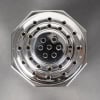 OLIER & CARON Saupoudreuse argent massif époque ART DECO 1930 40