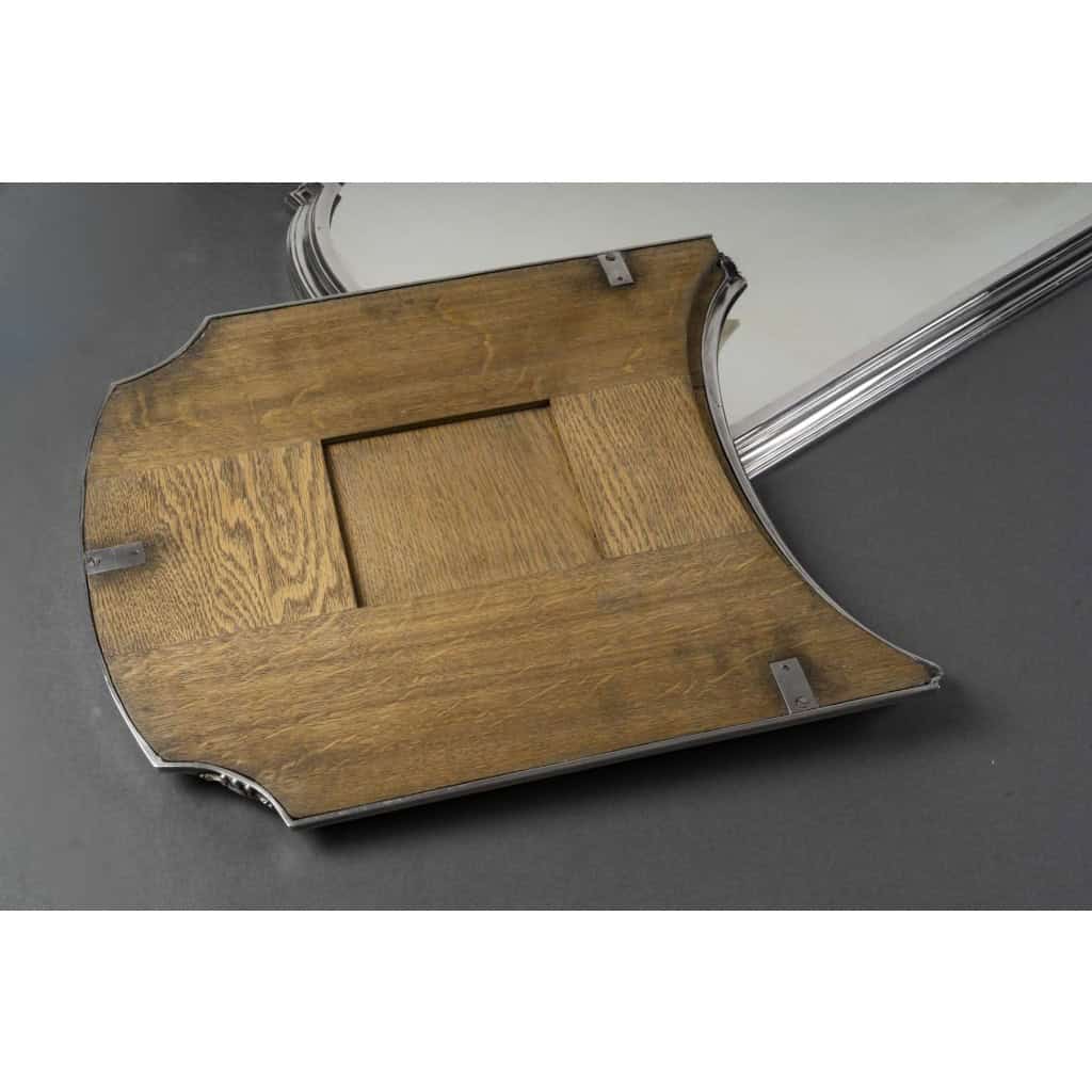 LAPPARRA Three-part mirrored table centrepiece, 1930th century, circa 40/14 XNUMX