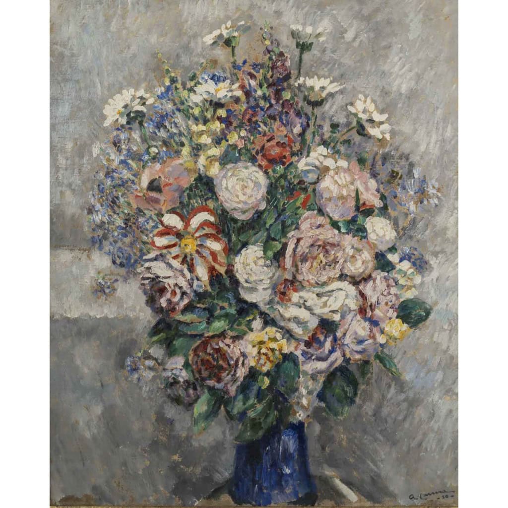 Augustin CARRERA (1878-1952) Composition Florale 7