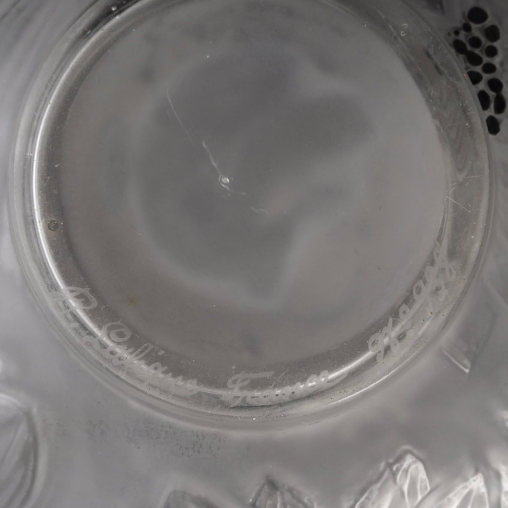 1923 René Lalique – Vase Dahlias 7